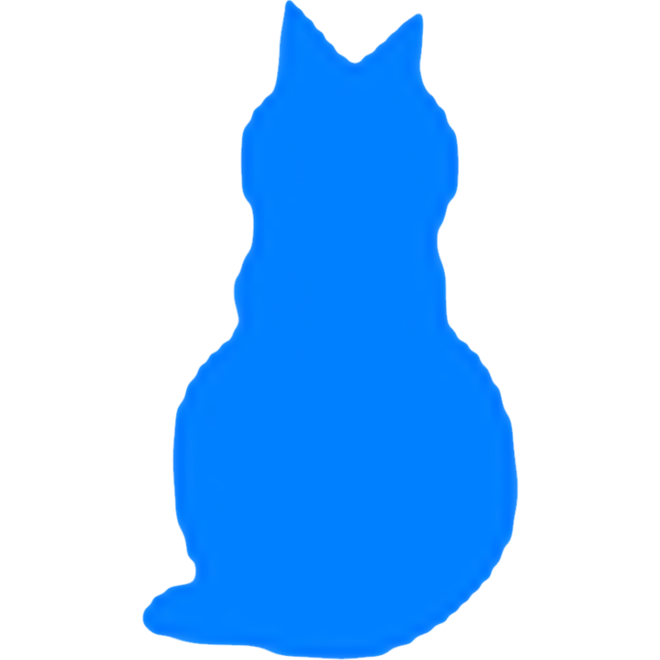 Plakfiguren poes, 400 stuks